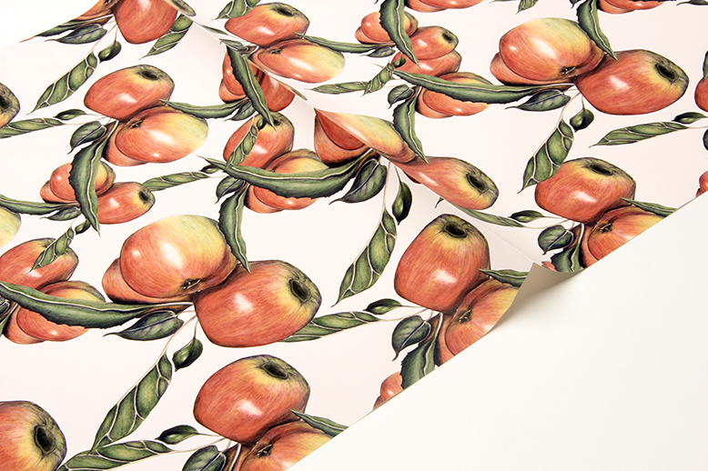 Surface Pattern apples Egg Plant Tomato gift-wrap lebanon natural Leeds Met