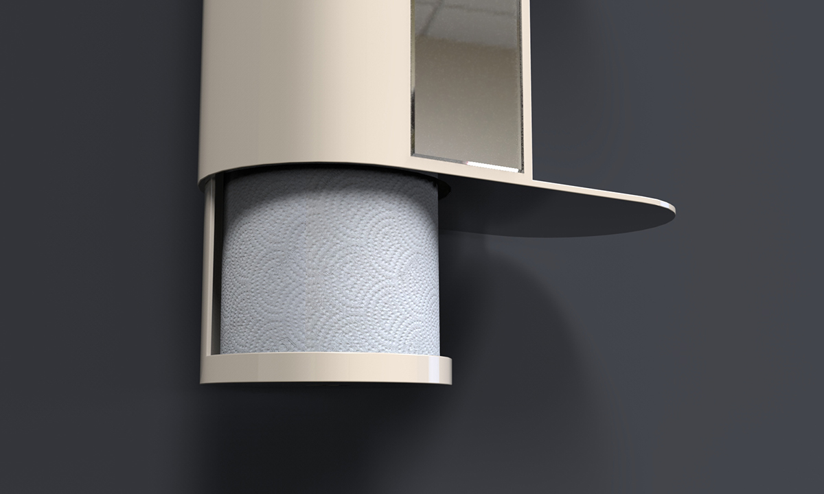 bathroomstorage toiletpaperstorage bathroominterior Interior design productdesign furnituredesign danishdesign christinastigborg