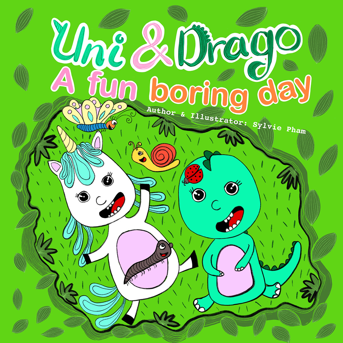 Character design  children picture book dragon Uni&Drago unicorn