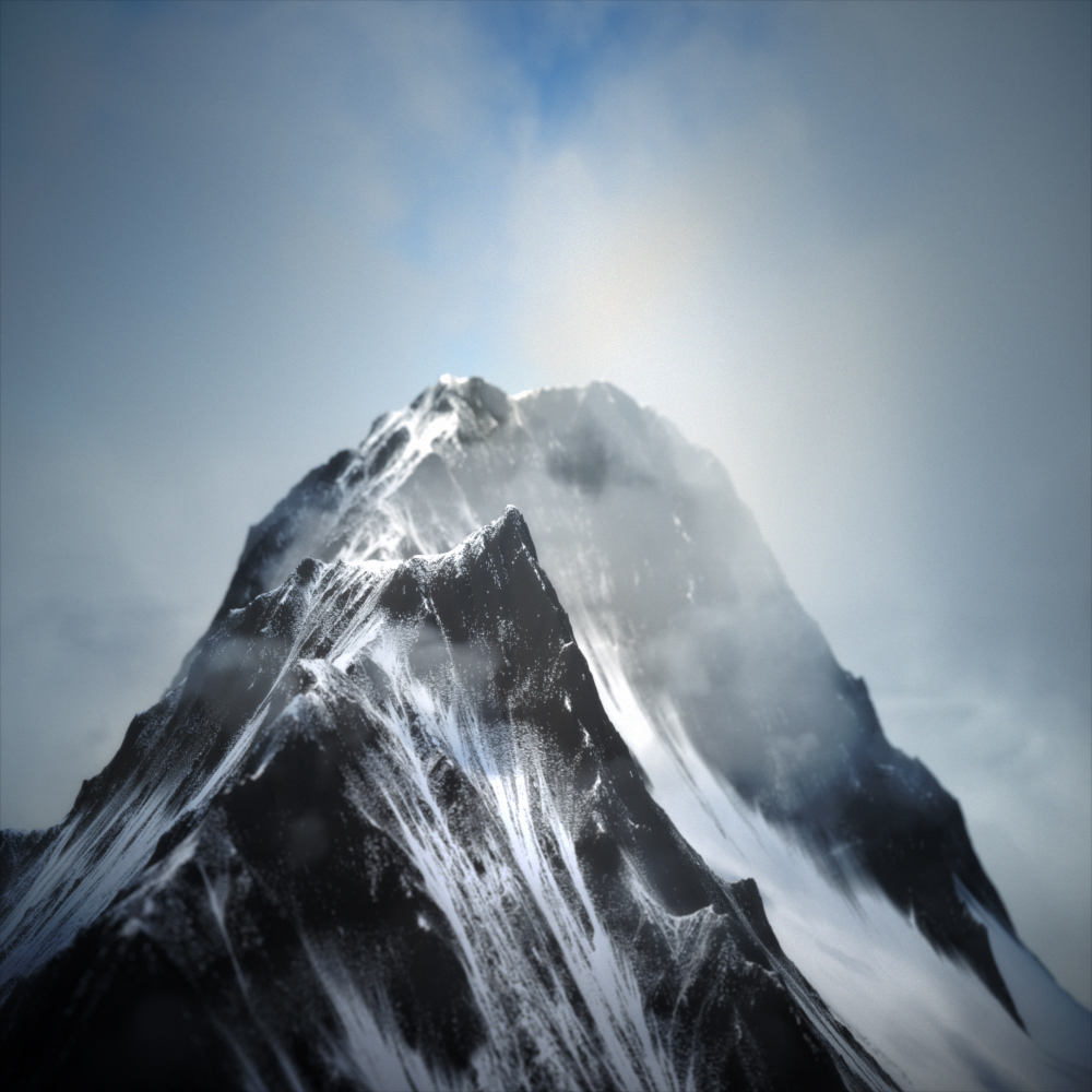 motion graphics  motion design Digital Art  mountains abstract octane cinema 4d daily renders everyday renders dailies