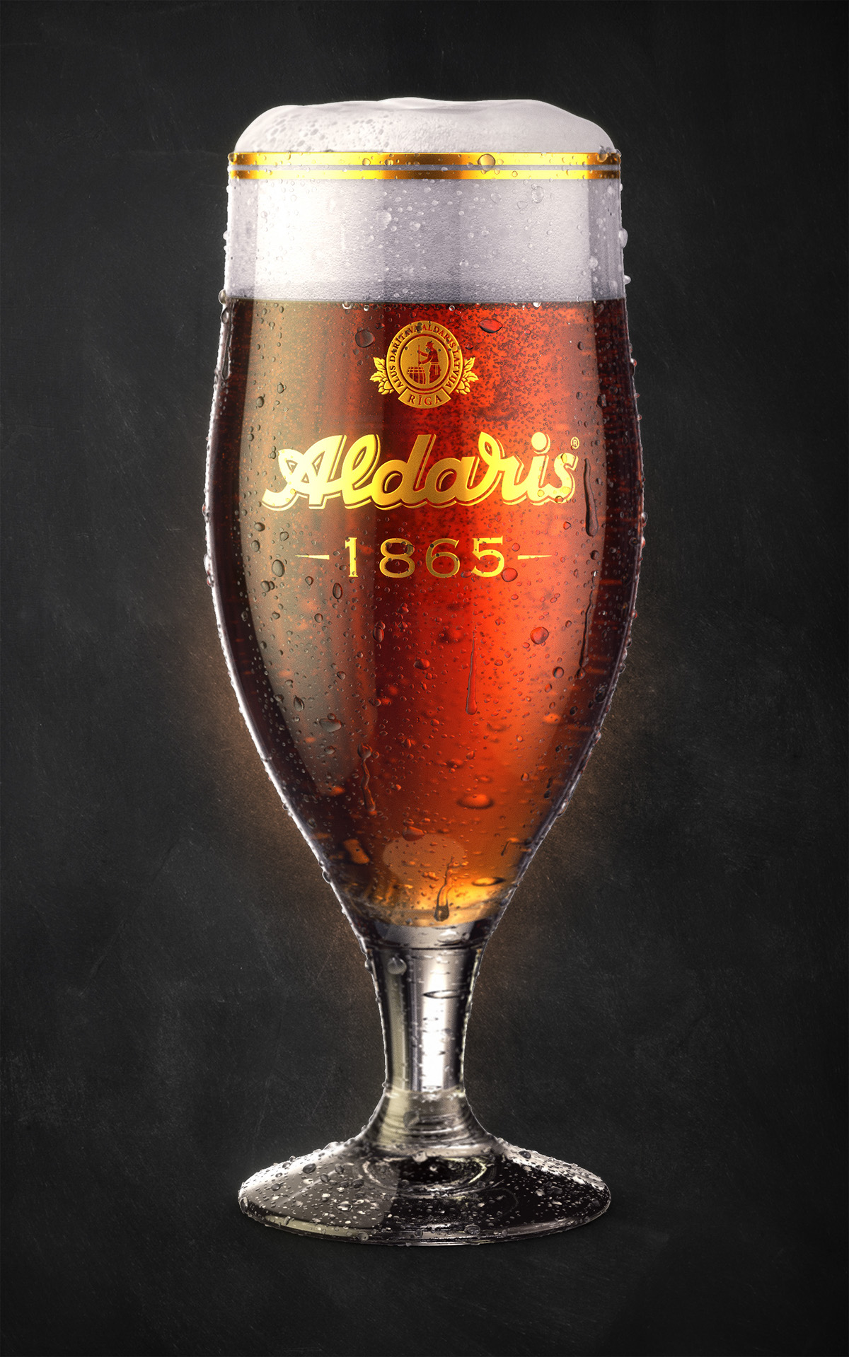 3D beer Aldaris Render