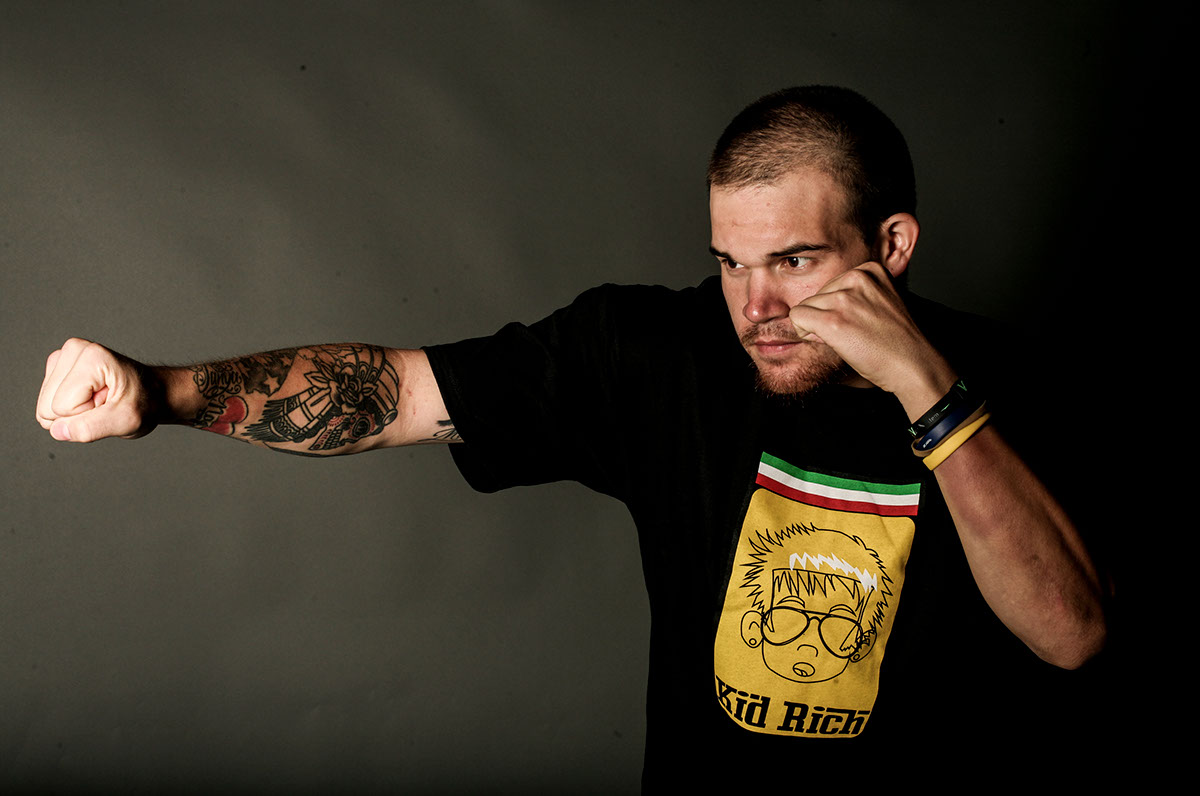 artist rap MMA Brazilian Jiu Jitzu muay thai kickboxing Fighter warrior honest truth Portraiture