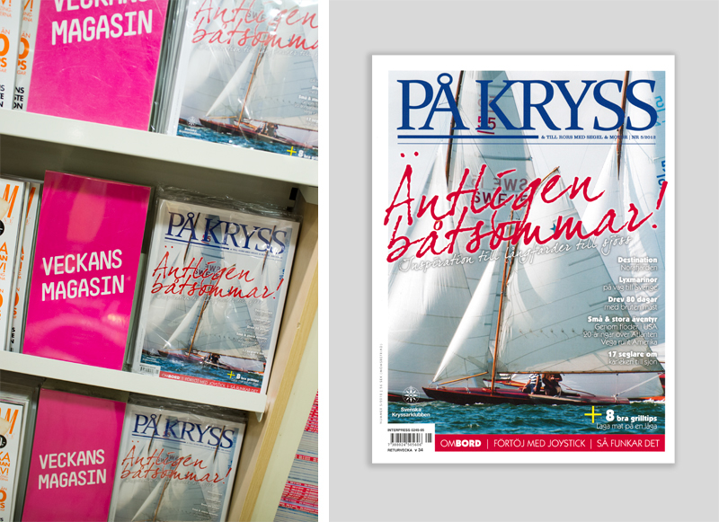 På Kryss magazine cover photo Svenska kryssarklubben