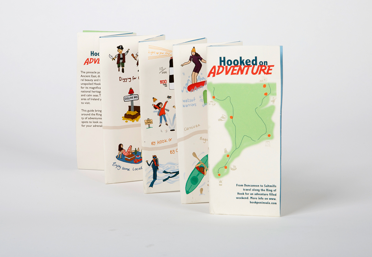 #illustration #map #accordion fold #touristguide #souvenir map #adventure  #hookedonadventure #activities #pocket guide #print #fold out #characters 