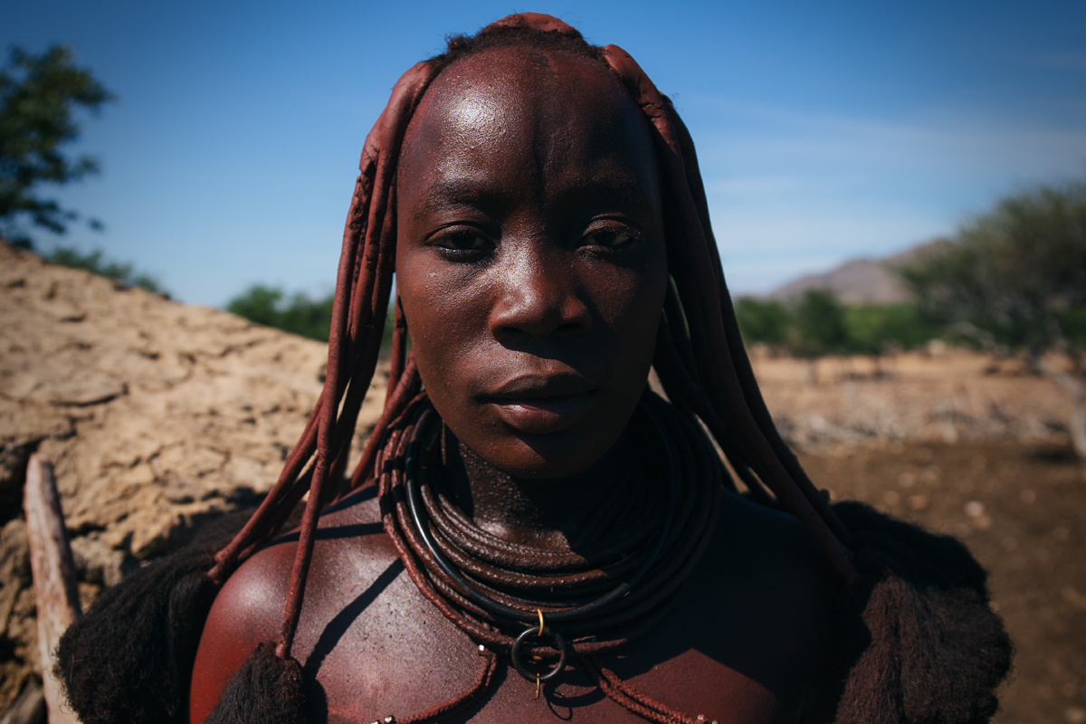 Namibia himba tribe tribal africa african portraits desert Ethnic ochre