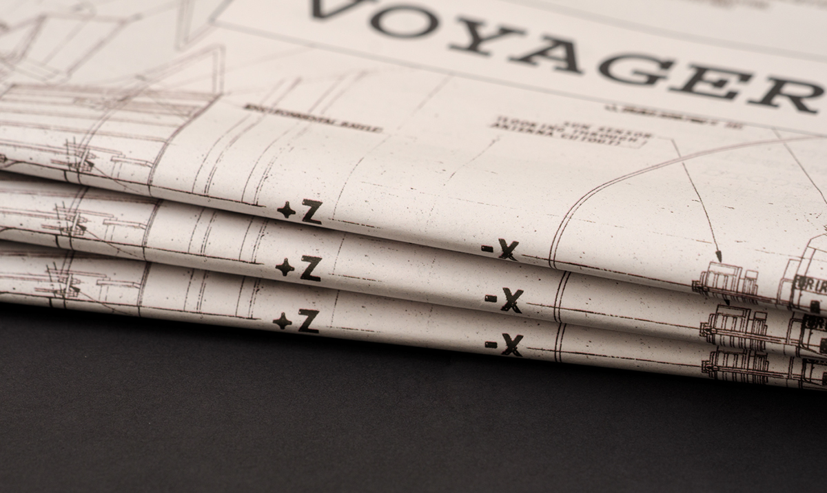 voyager spacecraft newspaper tabloid Travel Journal editorial