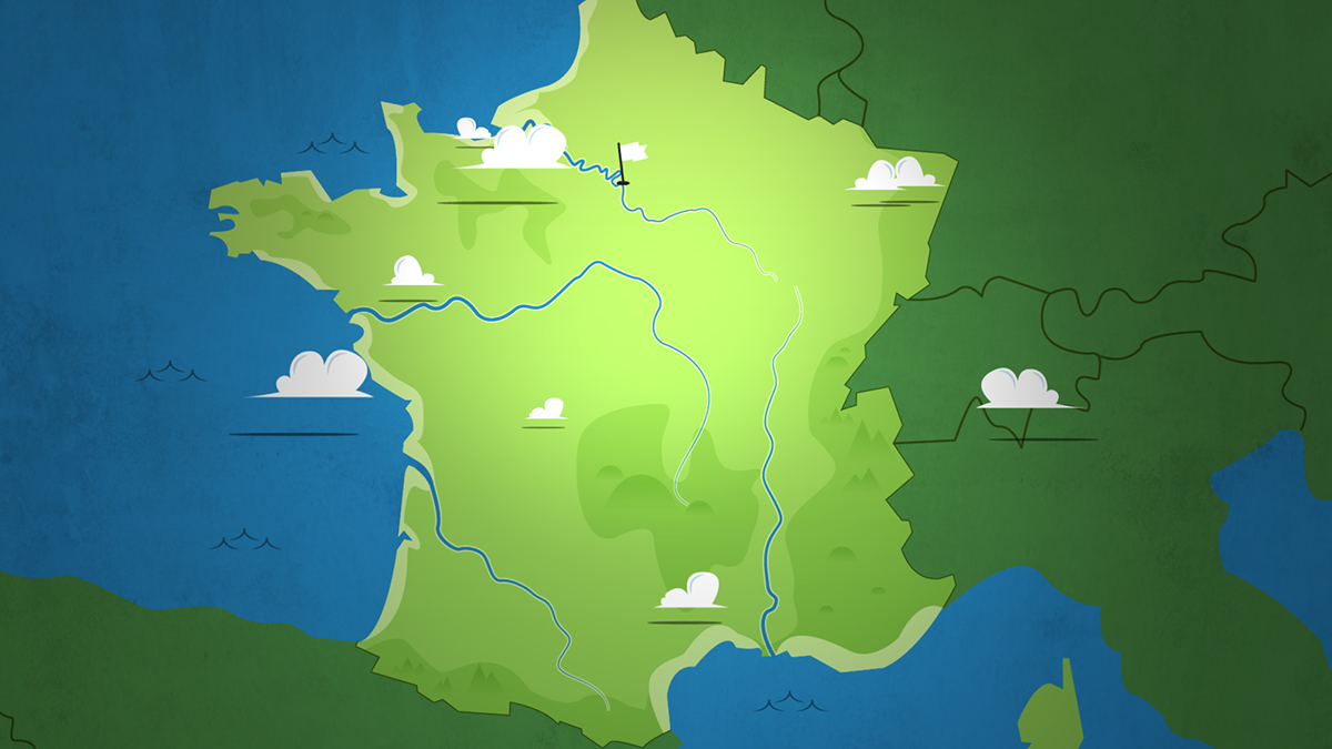 after effects motion design animated map