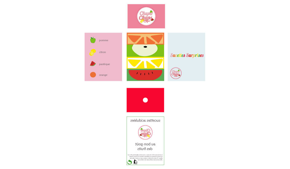 design analyse chupa chups lollipop Fruit fruity Candy minimalist simple