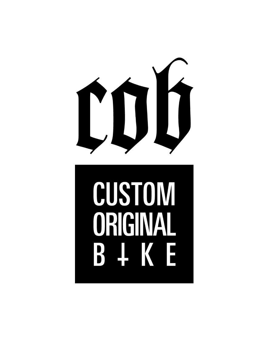 Bike Custom Corporate Identity crossed bones wheel ride hot road hard core punk destroy dust blackletters gothic skull