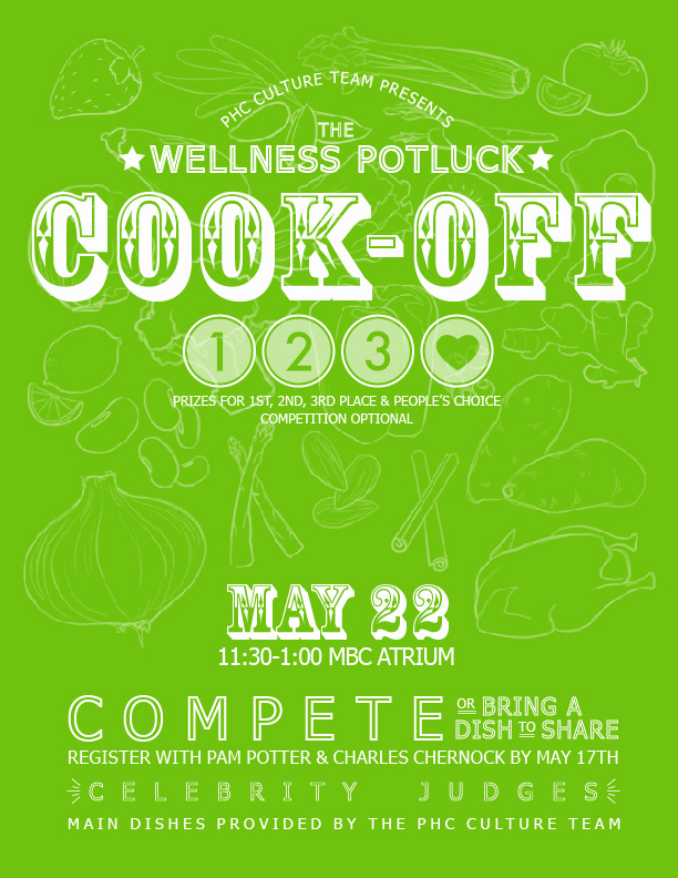 poster cook off Competition veggies Food  green Betty Huang design cooking