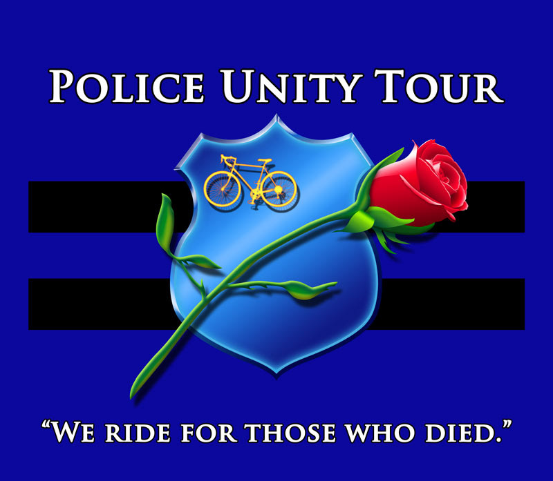 Clothing logo design police unity tour police
