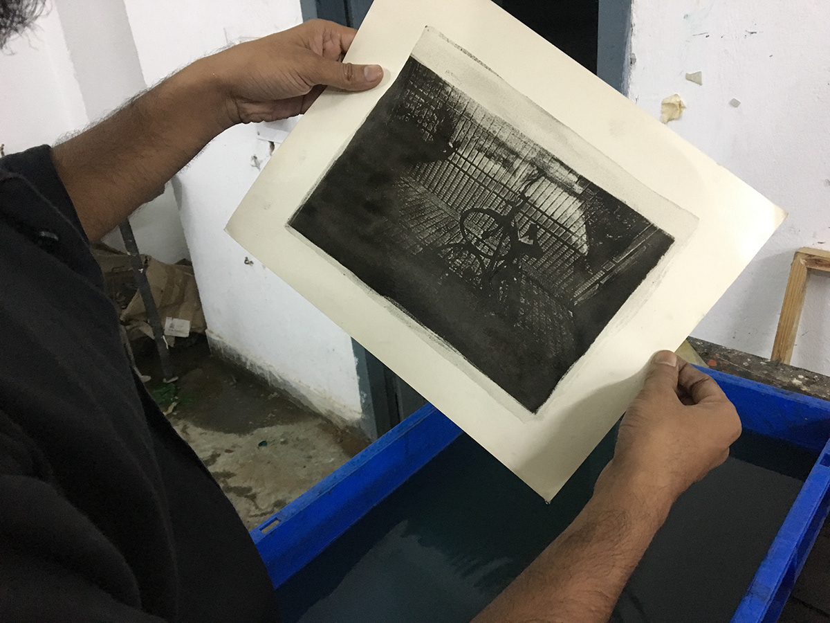 gum bichromate printmaking Printmaker