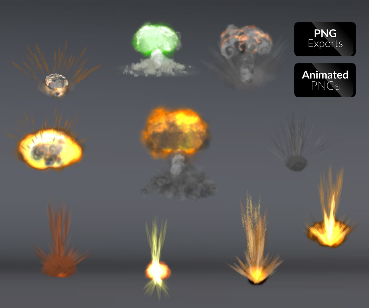 Blast effects GroundBlast fx game effects Isolated lights Magic   sci-fi particles effects