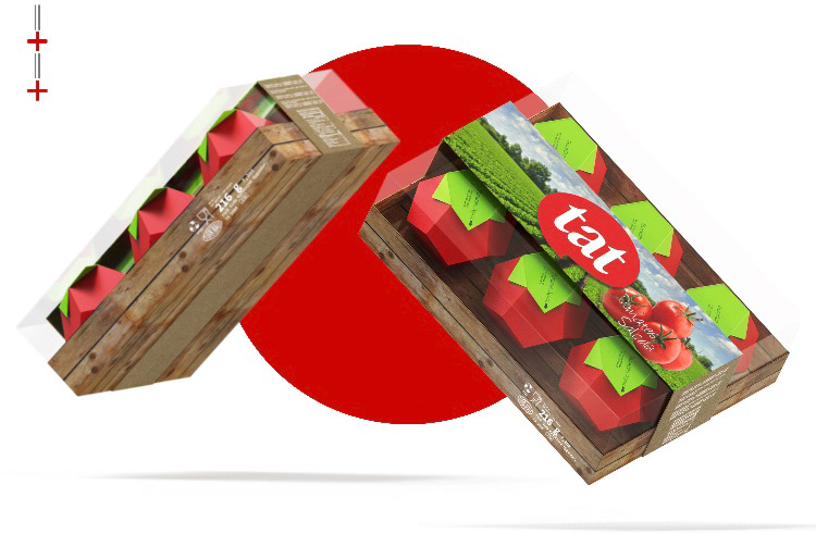Tomato paste packingdesign Food  Packaging cardboard sauce brand tat salça