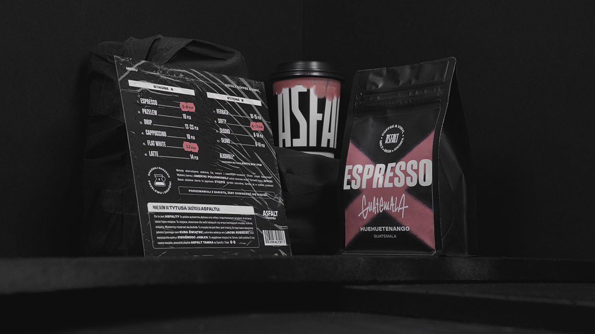 #coffee #rap #vinyl asphalt logo Logotype typography Brand Design branding visual identity
