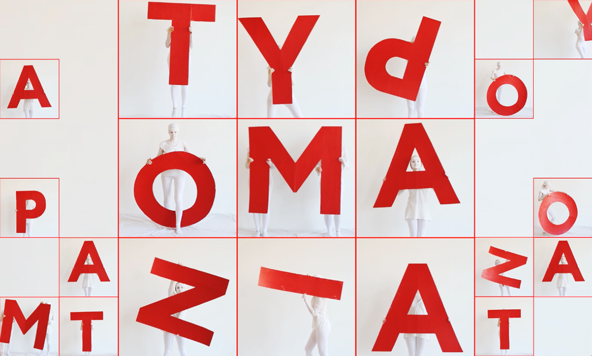 typomania type red red type Theatre big type White