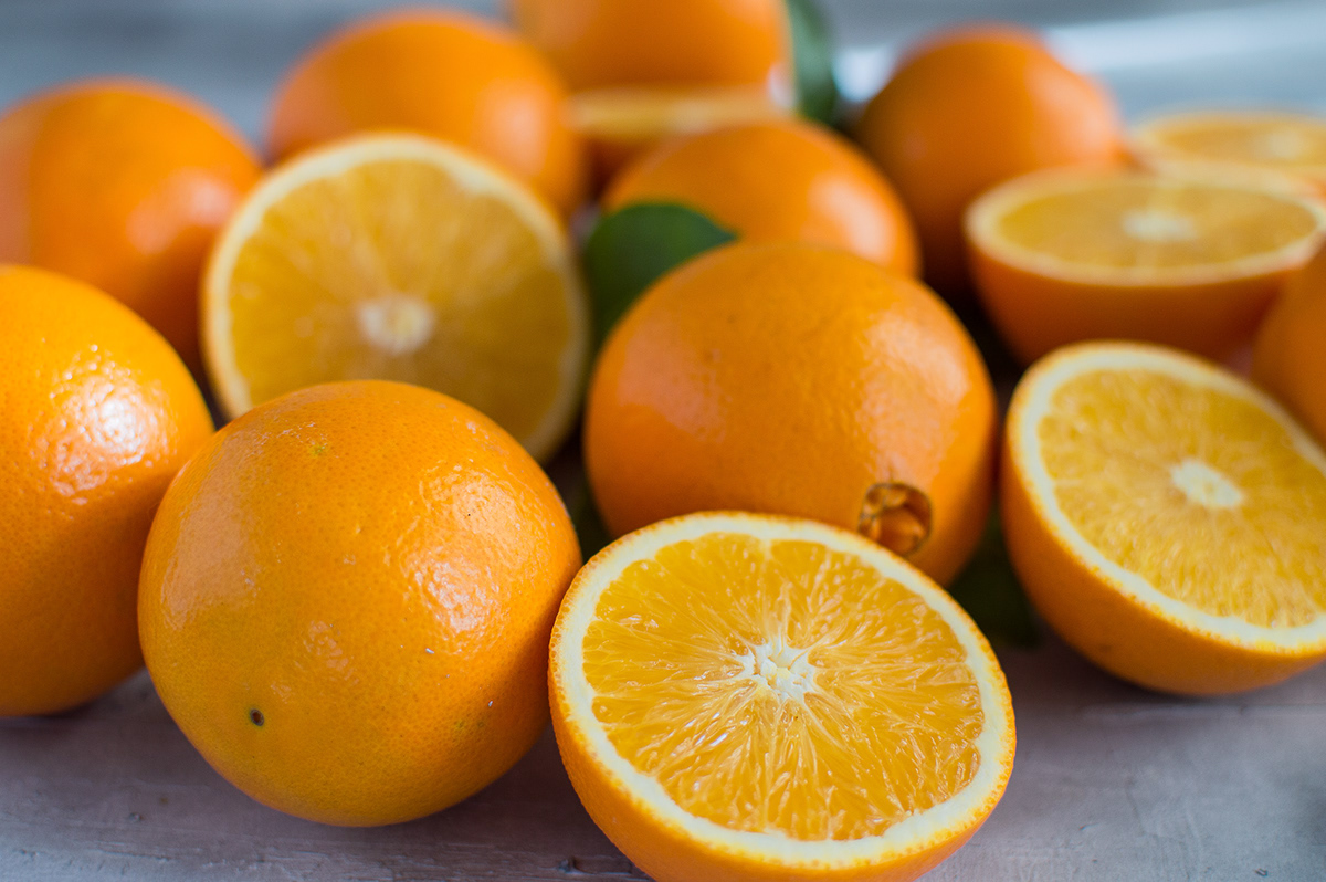 Image may contain: oranges, lemon and orange