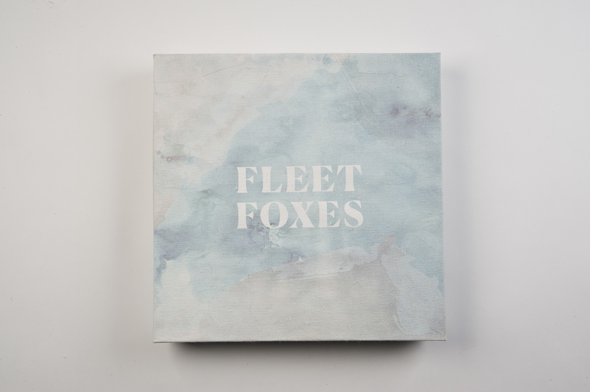 Adobe Portfolio music fleet foxes vinyl packaging design box set typography   graphic design 
