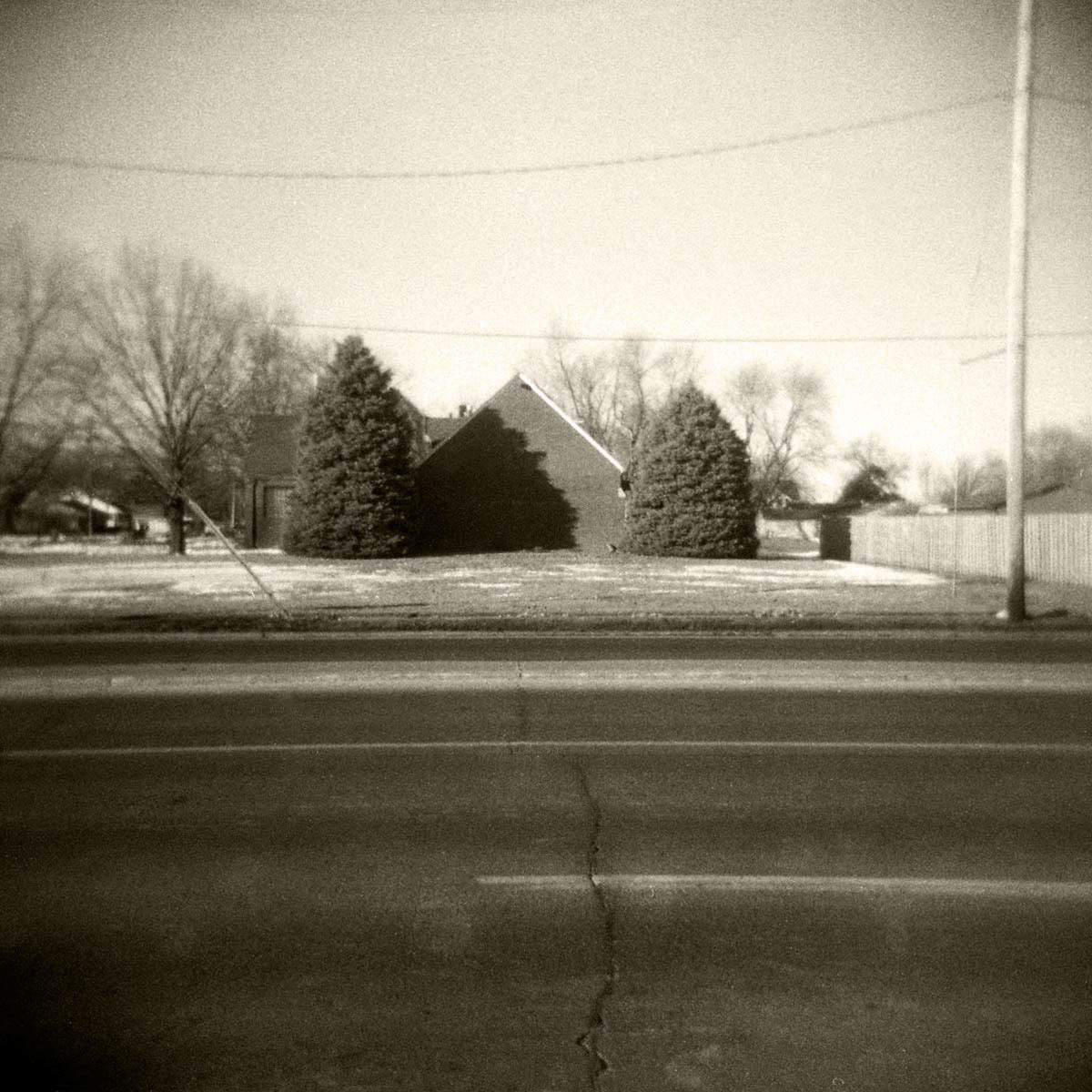 des moines black and white Limitations holga Billboards Signage Frosty Freeze found beauty discovery sidewalk exploration