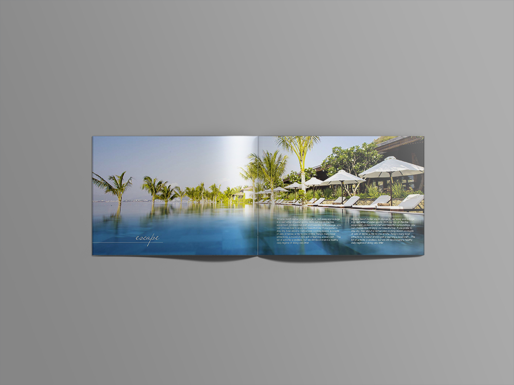 Amiana Resort Nha Trang vietnam brochure golden time advertising