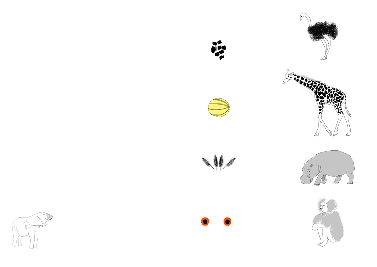 children's illustration digital drawings editorial kipling animals