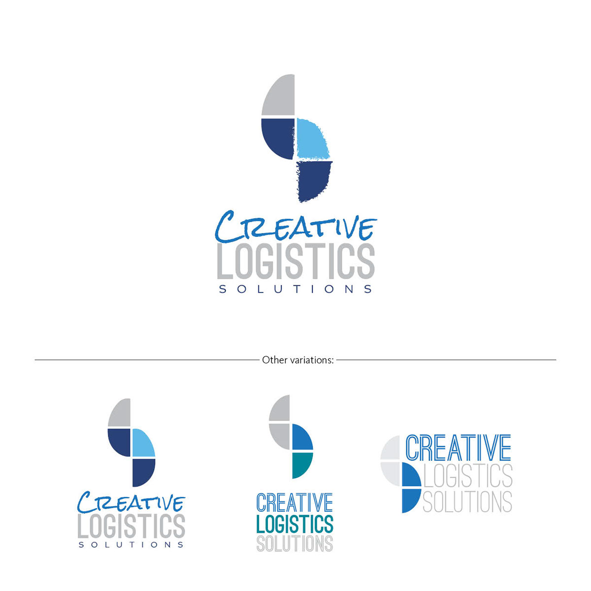 logo creative Logistics solutions shipping software
