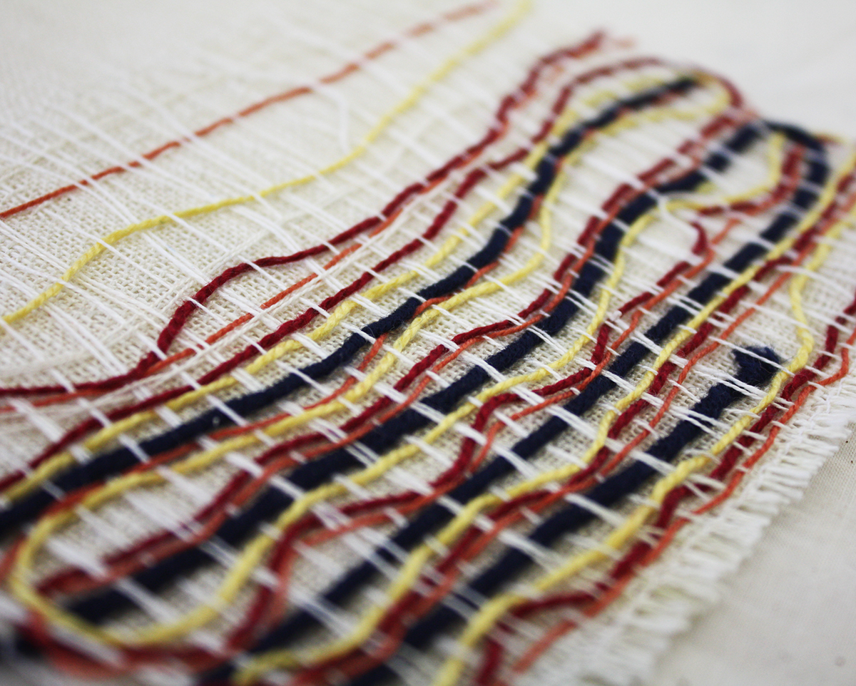 Adobe Portfolio Woven handwoven cotton Yarns weave textile fabrics pattern simpleloom