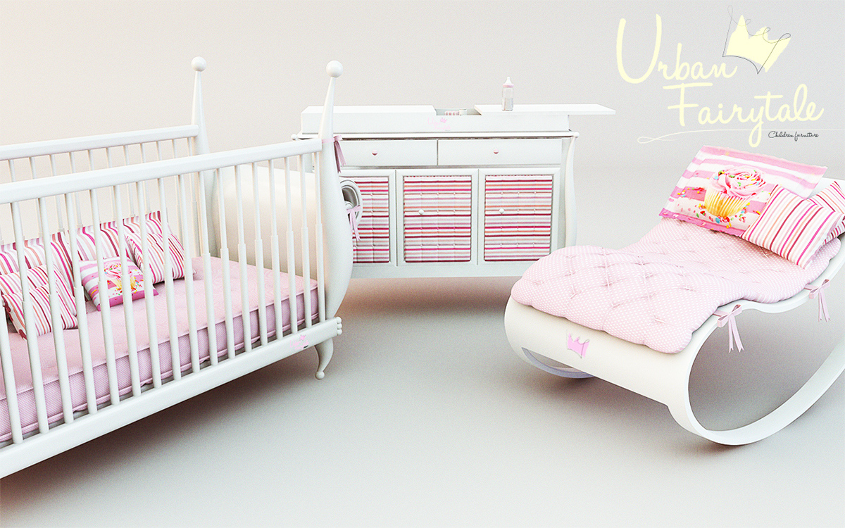 baby furniture nursery modern Victorian fairytale