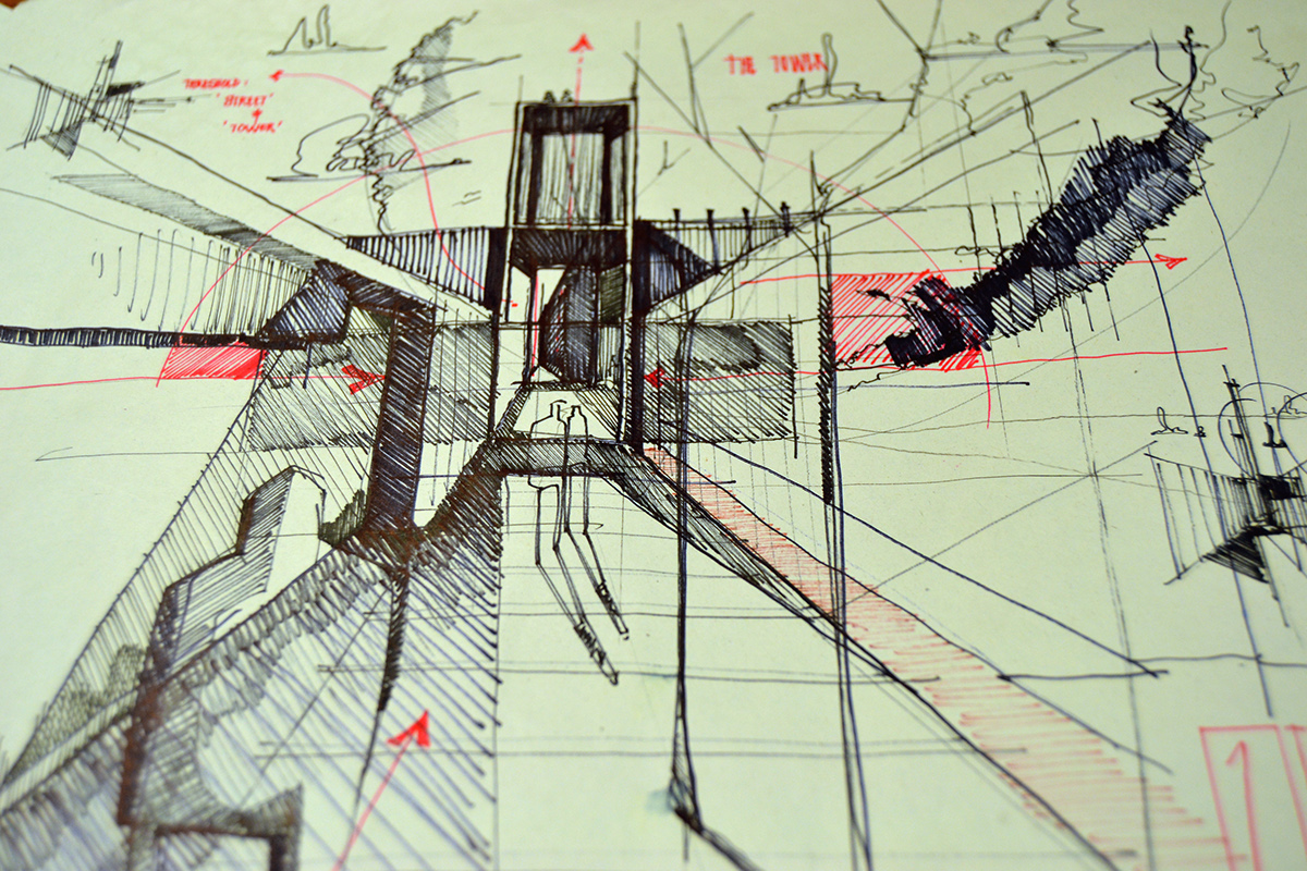student sketch journal process design studio pretoria south africa Architecture drawing story architecture journal