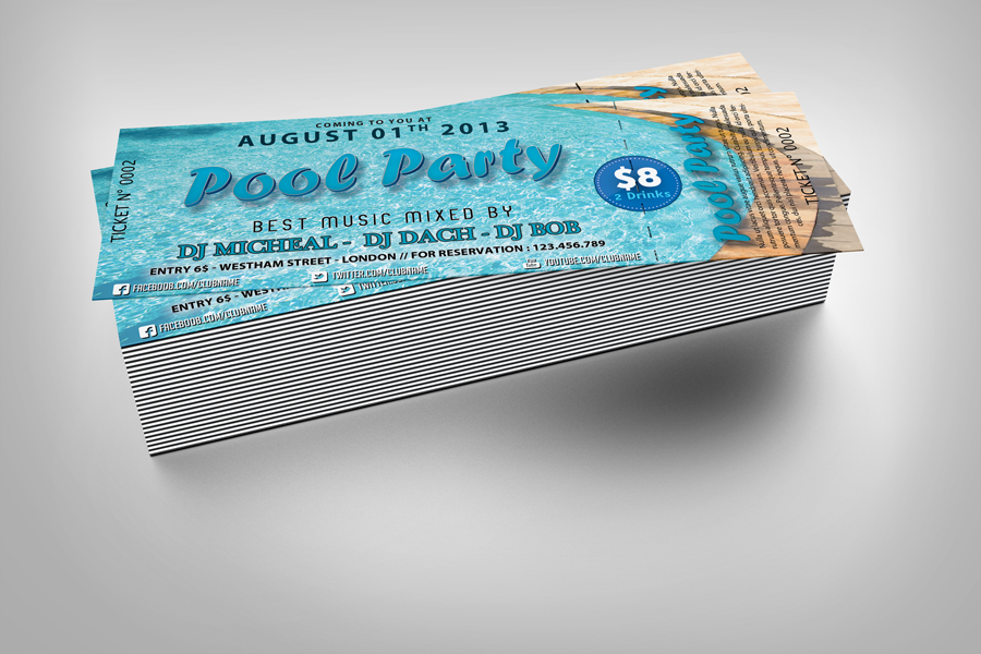 5.5x2 admission admit concert concert tickets COUPON Display Entrance Entry Event ticket Events mock-up Mockup