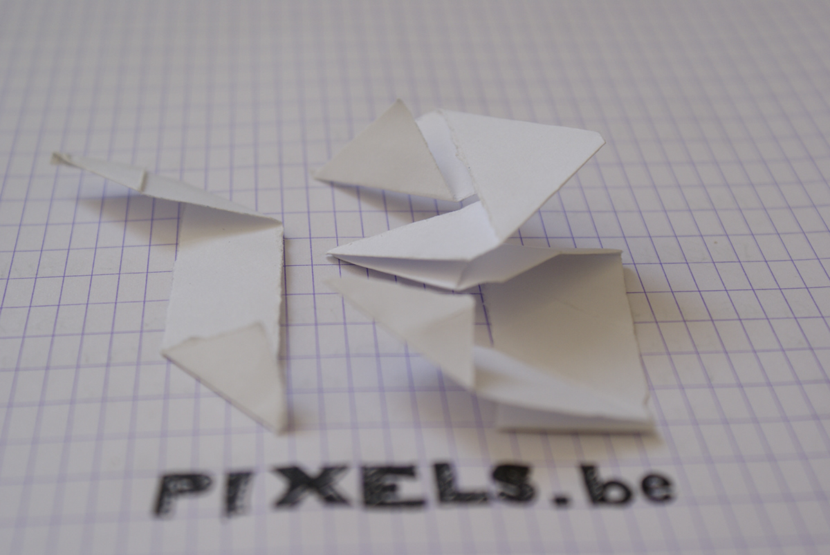Logo Design origami  magenta