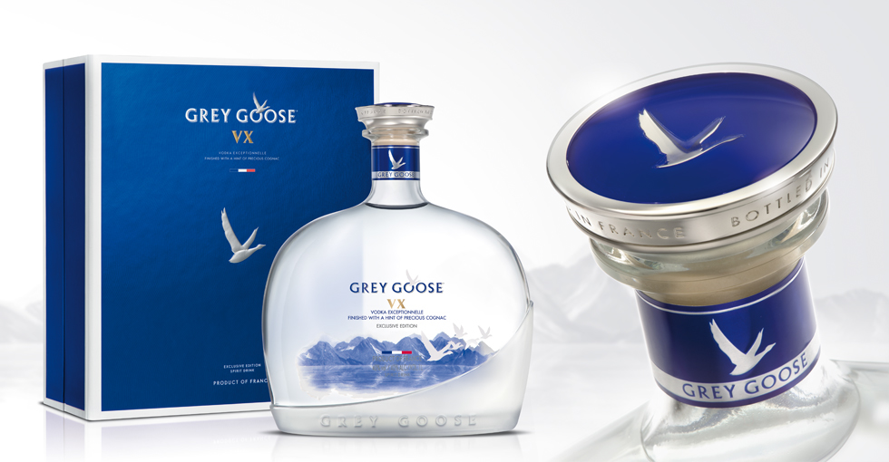 bacardi grey goose VX Linea linea packaging Cognac Vodka françois thibault