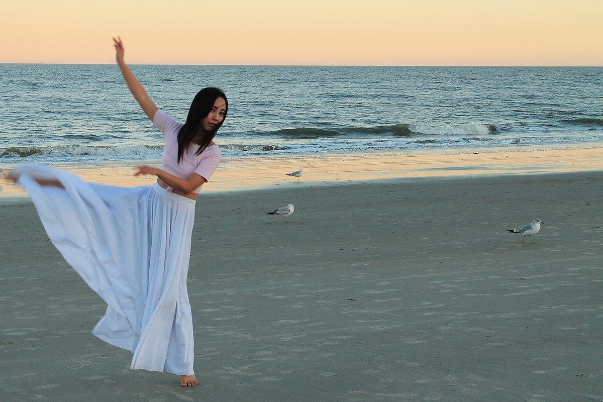 dance photography beach photography