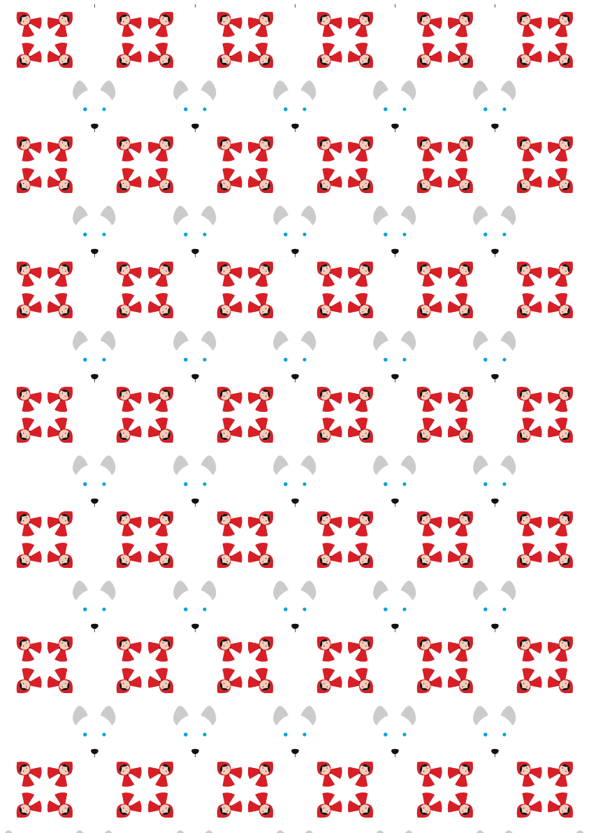 pattern animal White graphics vector Food  animali bianco Cibo flat composition