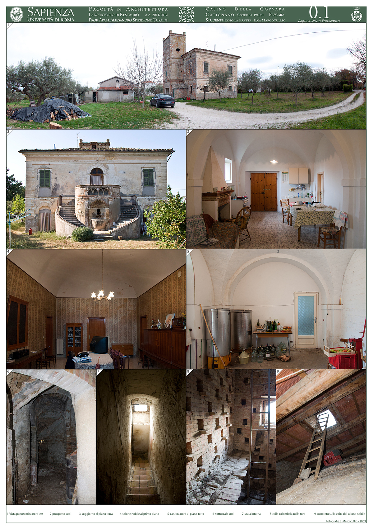Villa restauro catignano