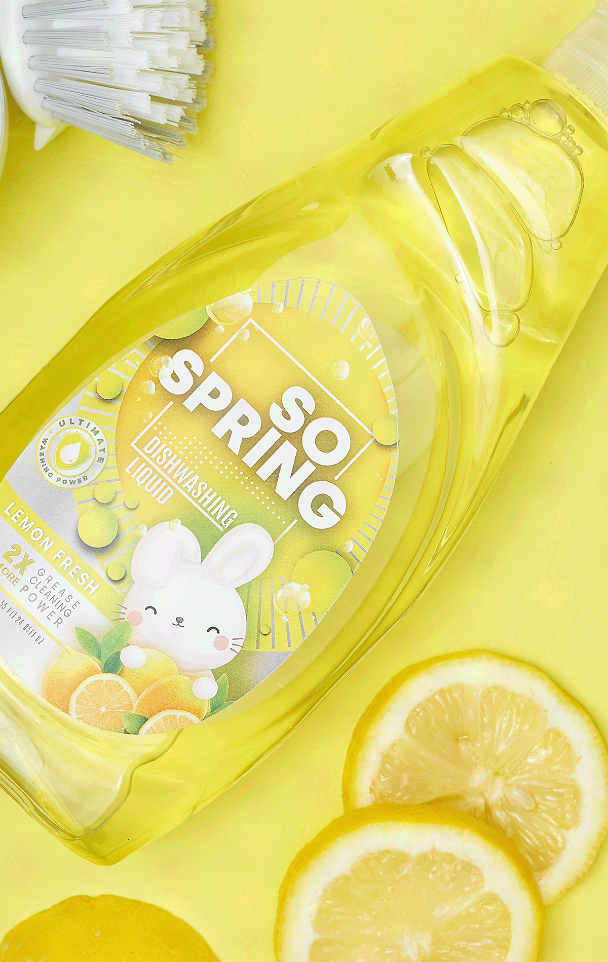 brand identity bubbles bunny Character clean design detergent Logo Design packaging design soap packaging