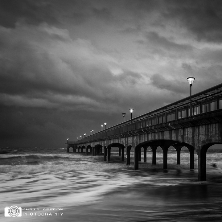 long exposure black and white sea Coast Dorset Chris Weedon Photography Chris Weedon