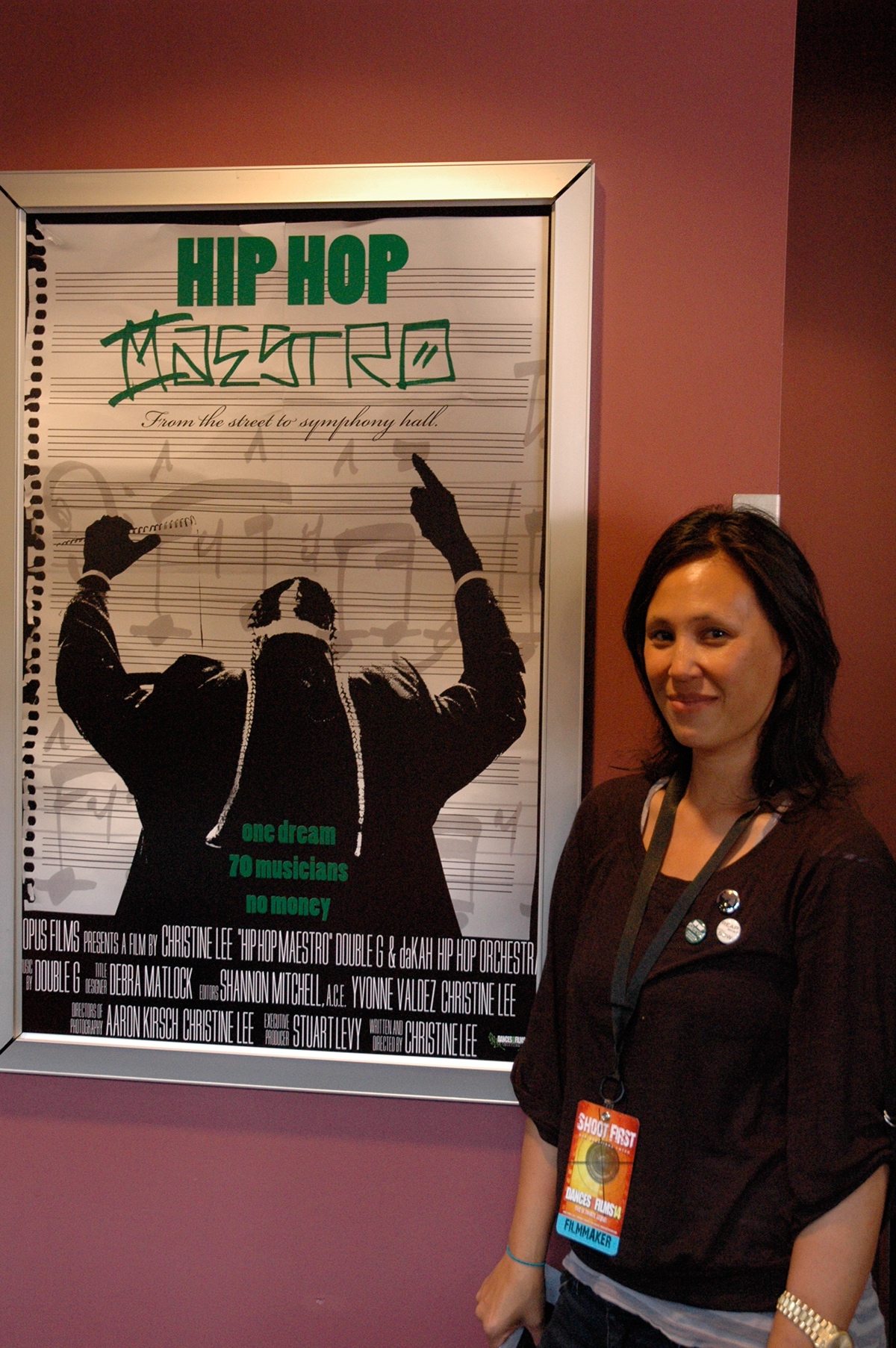 hip hop orchestra indie film Documentary  poster postcard pitch packet press kit buttons pins film festival award winning
