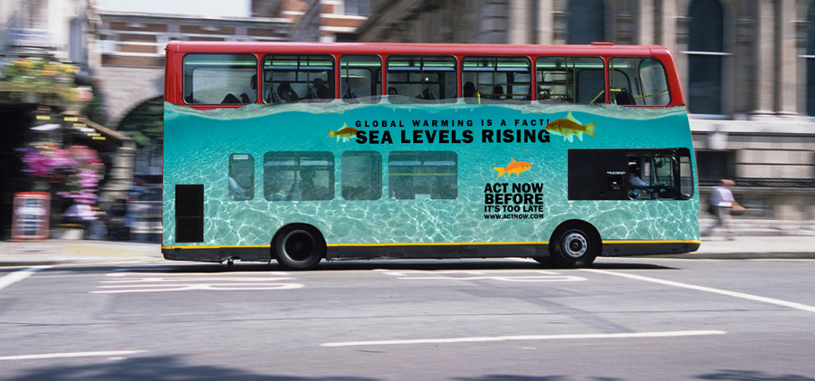 global warming graphic design  outdoor advertising social responsibility