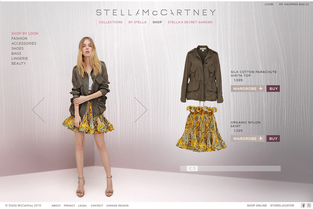 Webdesign nicolas Jandrain visualmeta4 Stella Mc Cartney