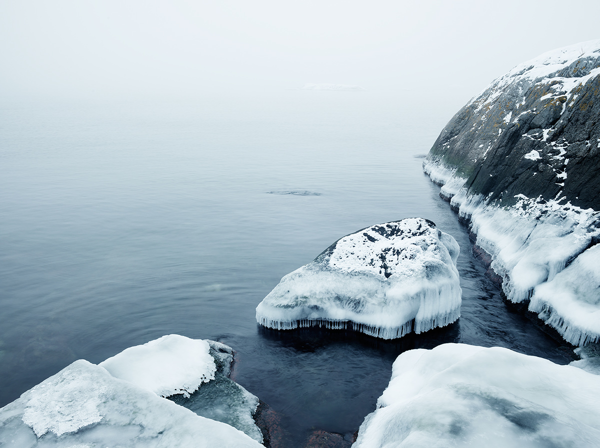 winter ice Landscape epic haze landscape photography cold water seascape Coast rocks sea archipelago Stockholm