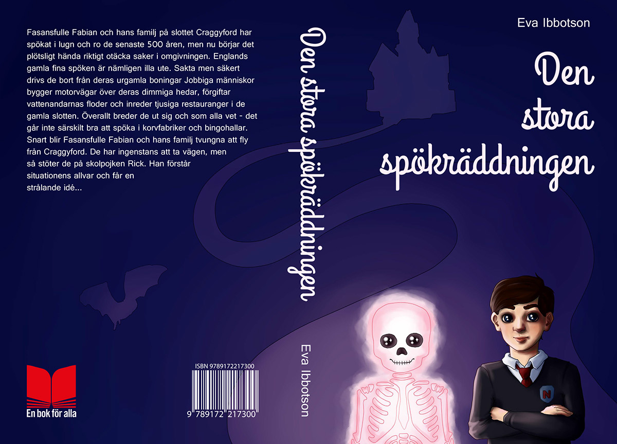 book cover Eva Ibottson Den stora spökräddningen Great ghost rescue