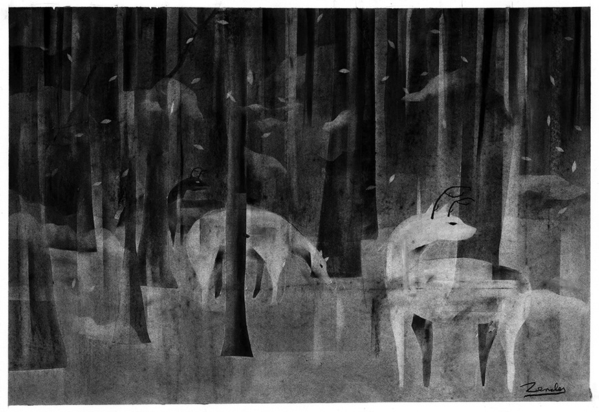 charcoal  drawing art  nature  experimental  wilderness  forest