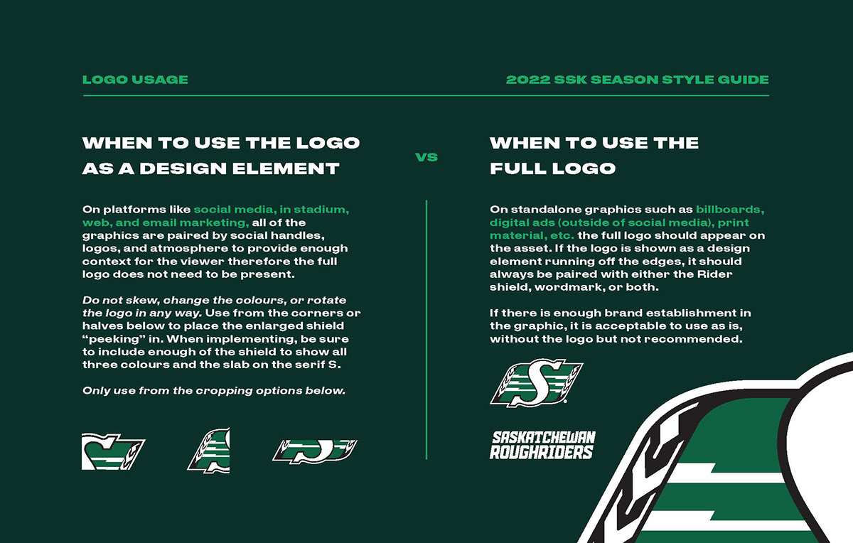 brand identity Canadian cfl design football design marketing   Social media post Sports Design Style Guide typography  