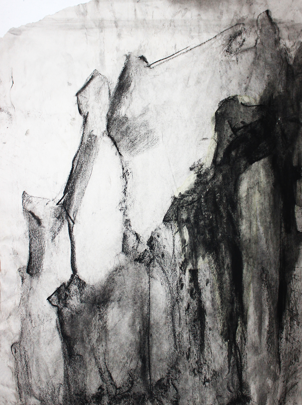charcoal abstract abstraction structure freshman foundations 50 series
