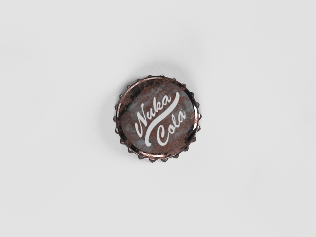 Adobe Dimension dimension 3D Objects nuka cola fallout