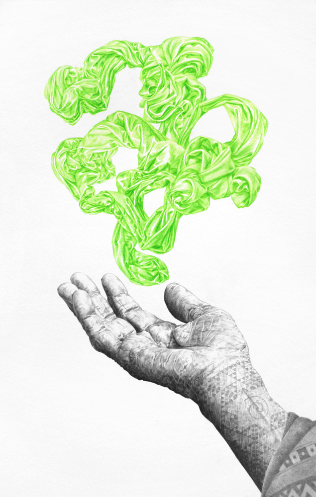 Spiral MMA bird bonsai hollywood Los Angeles greenscreen hand tattoos