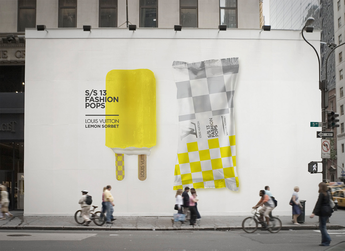 spring  Summer  ice lolly  FOOD Fashion Inspired PopUp Shop  posters  fashion collection fashion week london fashion  paris fashion  Louis vuitton Burberry kenzo mcqueen