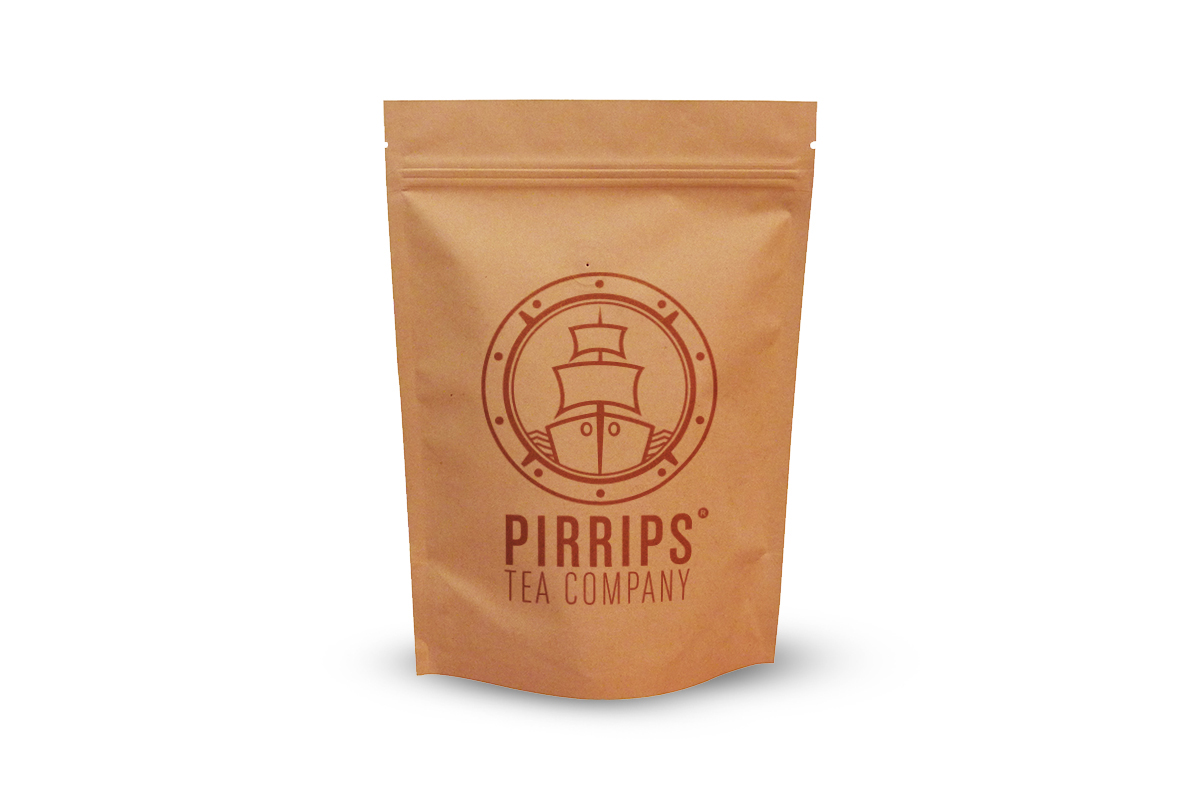 logo Pirrip Philip charles dickens tea company symbol ship water brand Logotype paperbag Moisés Guillén