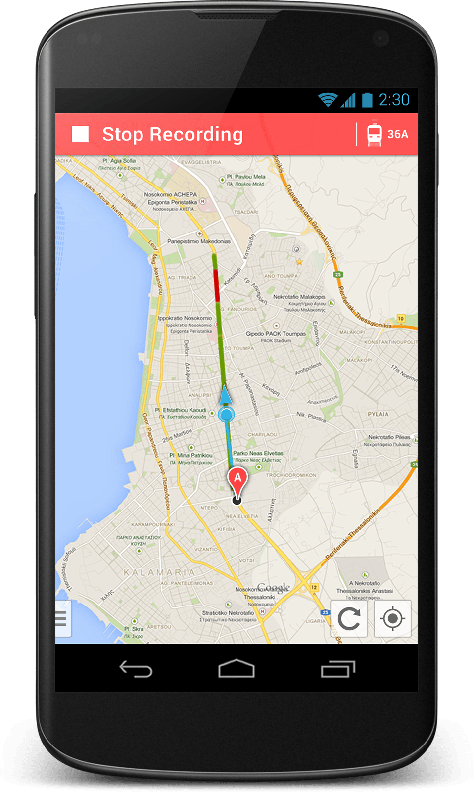 mobility android UI ux Mockup application infalia